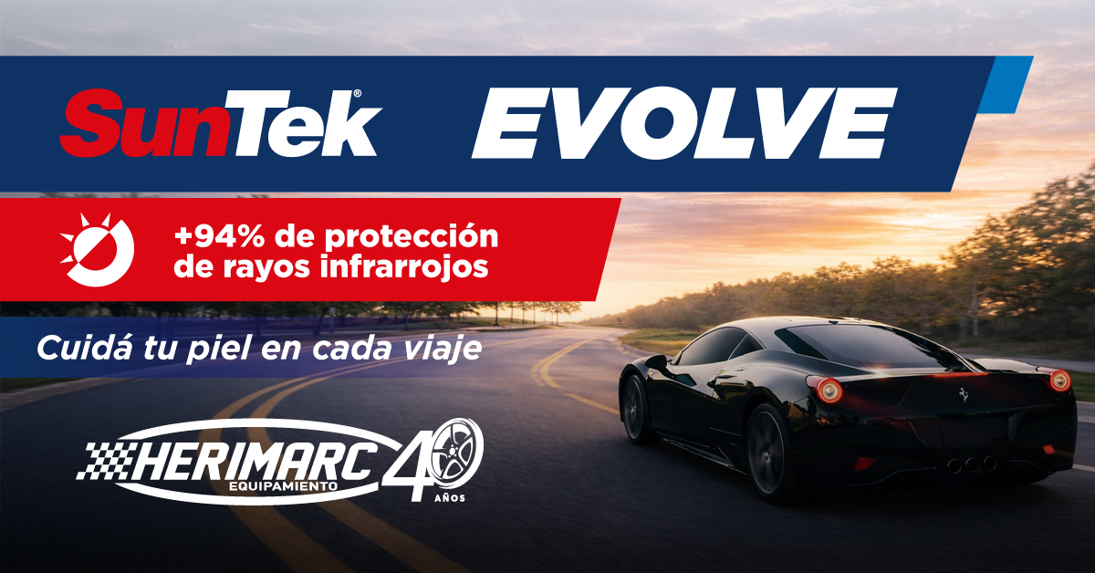 Suntek Evolve.  La evolución en polarizados