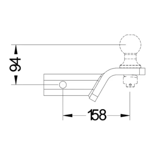 Puntera de Enganche Universal Keko 158mm | K978PR