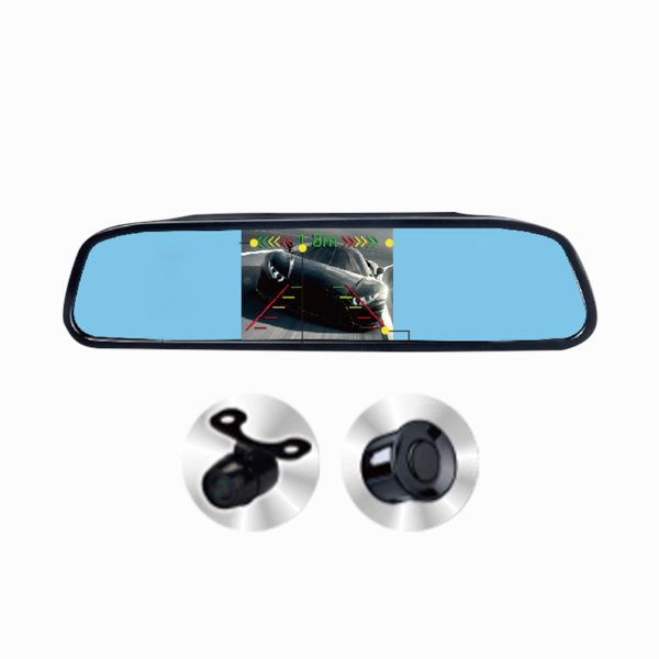 Espejo Retrovisor PLC VD-100 con Camara y sensor